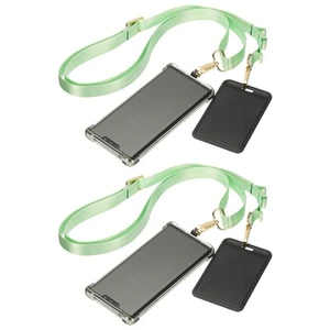 2Pcs Universal Cell Phone Lanyard for Concerts, Green - Photo 1/6