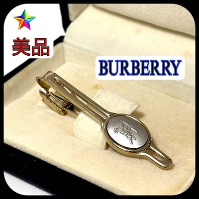 Burberry Horse Logo Tie Pin Silver Gold Boxed - Image 1 of 4