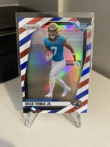 2024 Panini Prizm - Brian Thomas Jr. - Jaguars Rookie Red, White & Blue Prizm SP - Picture 1 of 2