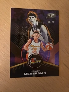 2025 WNBA Panini Player Of The Day Nancy Lieberman Purple Foil SP 08/25  - Picture 1 of 2