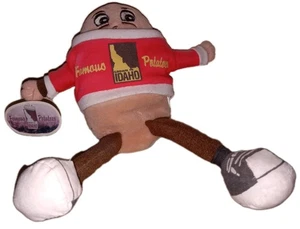 Mascota de peluche Spuddy Buddy Famous Idaho Potatoes 9" 2000 con etiqueta - Imagen 1 de 2