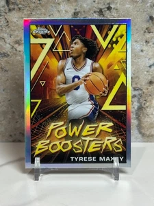 2024 Topps Chrome Tyrese Maxey Power Boosters Refractor Insert PB-15 - Picture 1 of 6