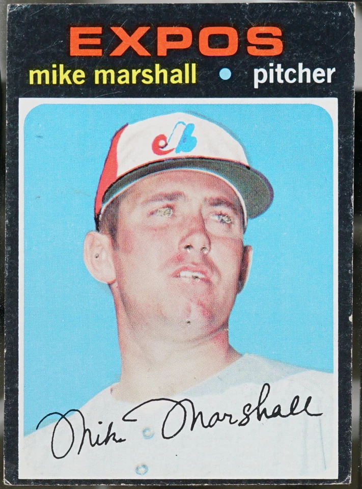 1971 Topps Baseball Mike Marshall #713 PR - Image 1 of 1