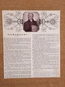 Garibaldi Kind Physiognomik und Schicksal Priester Giaccone Antonelli Druck 1932 - Bild 1 von 1