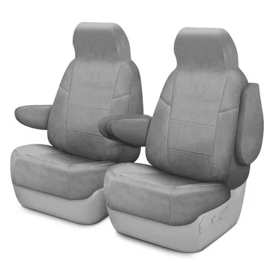 For Lincoln Continental 95-98 Coverking Suede 1st Row Gray Custom Seat Covers Foto 1 de 4
