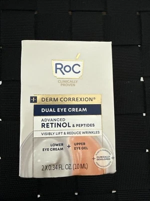 RoC Derm Correxion Dual Eye Cream Retinol + Peptides - 2x0.34oz - Image 1 of 4