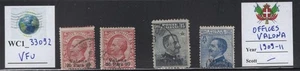 WC1_33092 ITALIENISCHE BÜROS: VALONA. Bestand 1909-11 Briefmarken. Gebraucht - Bild 1 von 1