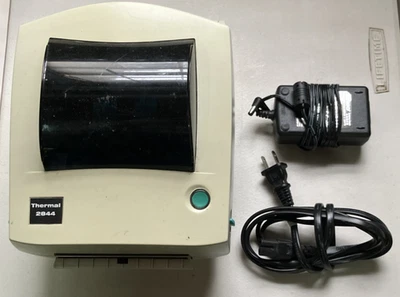 TESTED Zebra LP2844-Z Direct Thermal Barcode Label Printer Dispenser USB Serial - Image 1 of 4