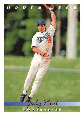 Jody Reed 1993 Upper Deck #568 Los Angeles Dodgers Baseball - Image 1 of 2