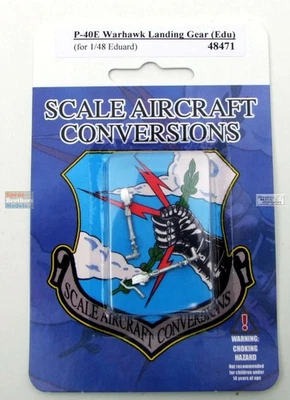 SAC48471 1:48 Scale Aircraft Conversions - P-40E Warhawk Landing Gear (EDU kit) - Image 1 of 2