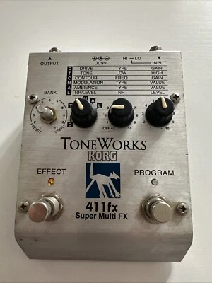 Korg ToneWorks 411fx Super Multi FX Pedale Effet Guitare Fonctionne - Photo 1/4