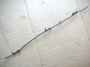 Gunderson's Zweipunkt Spiral Wrap & Tuck Widerhaken auf einem - ANTIKER STACHELDRAHT - Bild 1 von 4