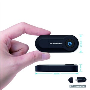 Wireless Bluetooth Transmitter A2DP Audio RCA  3.5mm AUX +USB Adapter HUB