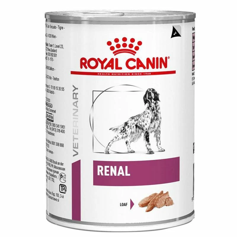 12 Lattine Royal Canin RENAL 410g per cani con problemi renali