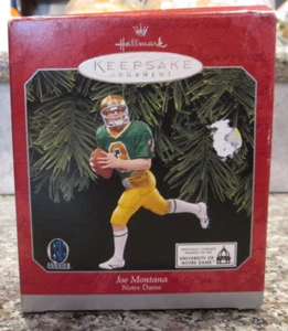 RARE NEW JOE MONTANA Limited Edition HALLMARK ORNAMENT NOTRE DAME - Picture 1 of 2