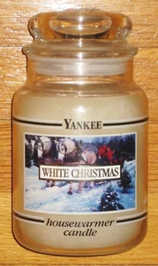 Yankee Candle - 22 oz - WHITE CHRISTMAS - Black Band - SEHR SELTENES ETIKETT!!   - Bild 1 von 12