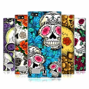 HEAD CASE DESIGNS FLORID OF SKULLS GEL CASE & WALLPAPER FOR BLACKBERRY PHONES - Picture 1 of 13
