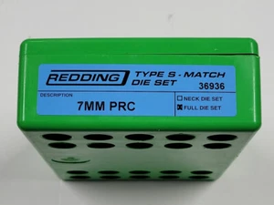 36936 REDDING TYPE-S MATCH BUSHING FULL DIE SET - 7MM PRC - FREE SHIP! - Picture 1 of 2