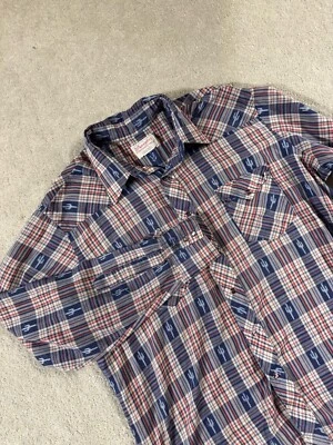 Vintage 1970s Wrangler Western Brushpopper Colorful Embroidered Cactus See Pics* - Image 1 of 4