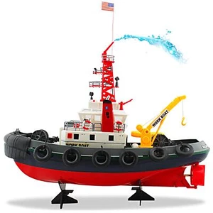 US Seaport Super Work Boat RC Tugboat 2.4Ghz Radio Control Tug Boat Tow Model 23 - Picture 1 of 7