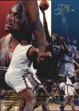 1994 Flair USA Basketball Card #74 Shaquille O'Neal MAGIC/Career Highlights