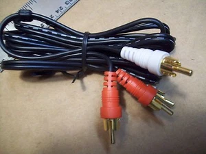 NUOVA COPPIA SPINE STEREO VCR RCA PLACCATE ORO LUNGHE 6 PIEDI P179 - Foto 1 di 2