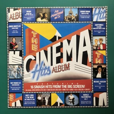 CINEMA HITS ALBUM Rock Synthpop Film Soundtracks LP James Bond Wham Blondie Kaja - Image 1 of 4