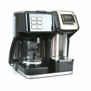 Hamilton Beach FlexBrew Trio 2-Way Single Serve Coffee Maker 49950C Silver USED