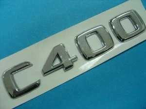 CHROME * E400 * TRUNK LETTERS EMBLEM BADGE FOR MERCEDES BENZ E-CLASS AMG - Picture 1 of 2