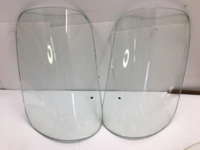 VINTAGE PAIR OEM-Chevrolet GMC Pickup Truck Curved Rear Quarter Windows (1948-54 - Image 1 of 4