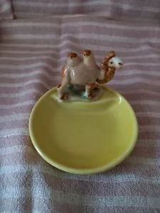 More details for camel wade whimtrays yellow dish porcelain vintage 1950&#039;s  v.good condition 