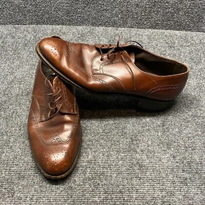 Brooks Brothers English Wingtip Brown Leather US 7 C Eur 40 C  Dress  England - Picture 1 of 14