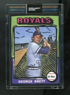 Topps Project 2020 George Brett by Joshua Vides #232 With Box PR 2,243! - Image 1 of 2