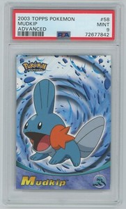 2003 Topps Pokemon Advanced Mudkip PSA 9 Mint
