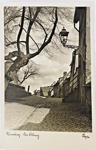 Nürnberg Albany Schwarz-Weiß Lithographie Postkarte Straßenszene - Bild 1 von 2