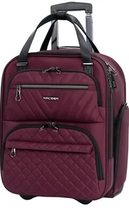 KROSER Carry On Underseat Multi-functional, 16-inch, Lightweight, Burgundy  - Picture 1 of 10