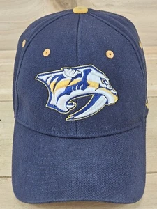 Nashville Predators Hockey Hat Cap Zephyr Flexfit M/L NHL Blue Unisex Adult Blue - Picture 1 of 8