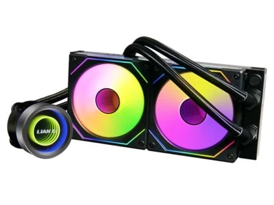 Lian Li Galahad II Trinity SL-INF 240mm AIO CPU Liquid Cooler - Black GA2T24INB - image 1 of 4