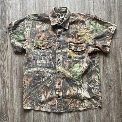 Ranger Talla Mediana Realtree Camuflaje Manga Corta Abotonada Foto 1 de 3