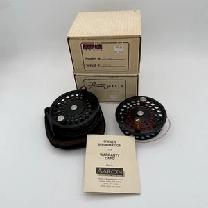 Aaron #55910 SSS910 Reel & Spare Spool Neoprene Case Original Boxes Fly Fishing - Picture 1 of 8
