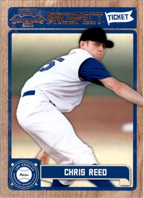 2011 Playoff Contenders Prospect Ticket #RT45 Chris Reed - BB - Image 1 of 2