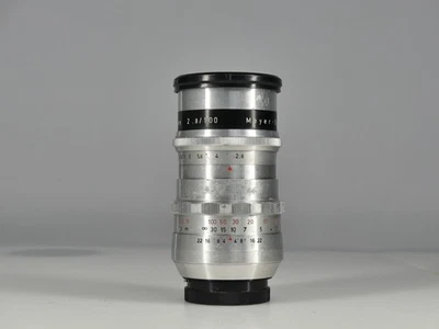 CHROME MEYER TRIOPLAN 100MM F2.8 VINTAGE PORTRAIT LENS EXAKTA FIT BOKEH - Image 1 of 4