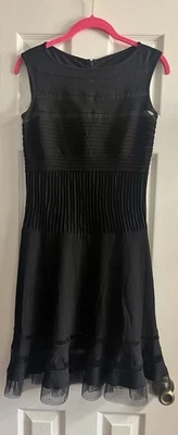Fabulous Tadashi Shoji Black Cocktail Dress XS - Image 1 of 4