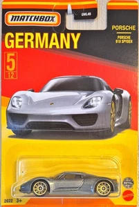 Matchbox Porsche 918 Spyder Germany 5/12 Mattel 2022 - Bild 1 von 1