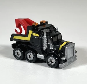 Micro Machines Black Tow Truck – Galoob 1990s Heavy Wrecker Rescue Vehicle d2 - Picture 1 of 8