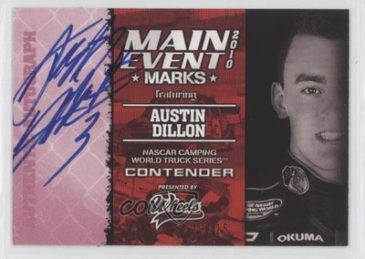 2010 Wheels Main Event Main Event Marks Red /25 Austin Dillon Auto - Image 1 of 2
