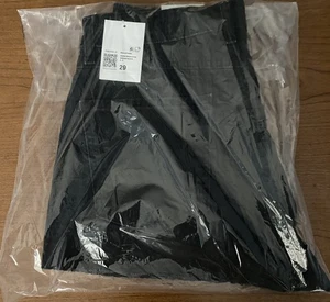 Forever 21 WGA Apparel Washed Black Denim Shorts Daisy Print Size 29 NEW - Picture 1 of 4