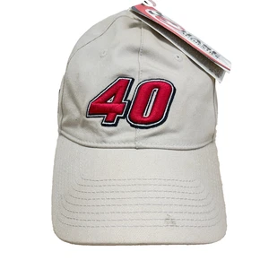 Vintage Strerling Marlin Hat Cap Strap Back Tan Nascar Coors Light Beer Y2K - Picture 1 of 11