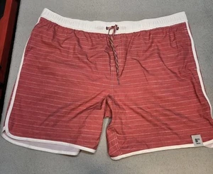 George Swim Shorts Trunks Mens 3XL 48-50 New w\Tags Red Plus size quick dry - Picture 1 of 4