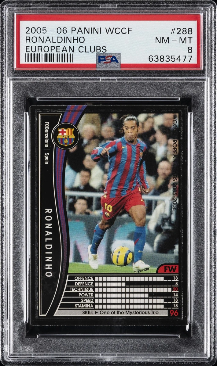 2005-06 Panini WCCF European Clubs Ronaldinho #288/336 for sale | eBay